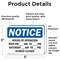 Signmission Hours Of Operation Mon - Fri _ Am - _, 5 in W x Rectangle, Vinyl Decal OS-2PACK-NS-D-35-L-13541 - alternate 6